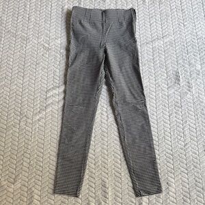 Zara Monochrome Checkered Leggings Size S